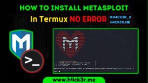 How To Install Metasploit In Termux | Termux Metasploit