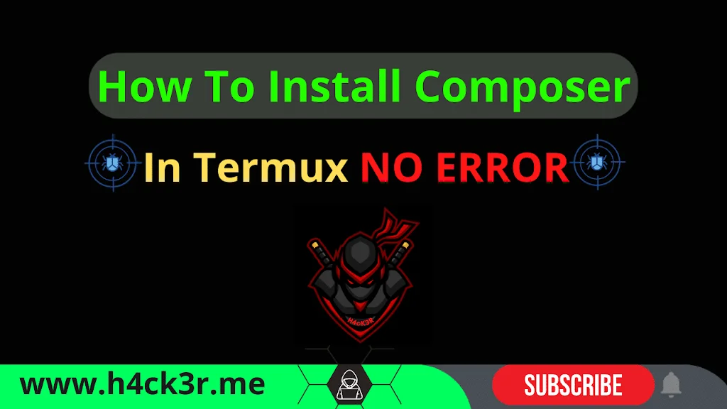 How to Install Composer in Termux Wihtout Root