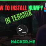 how to install numpy in termux