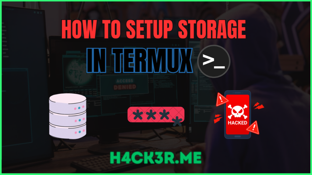 how to setup storage in termux