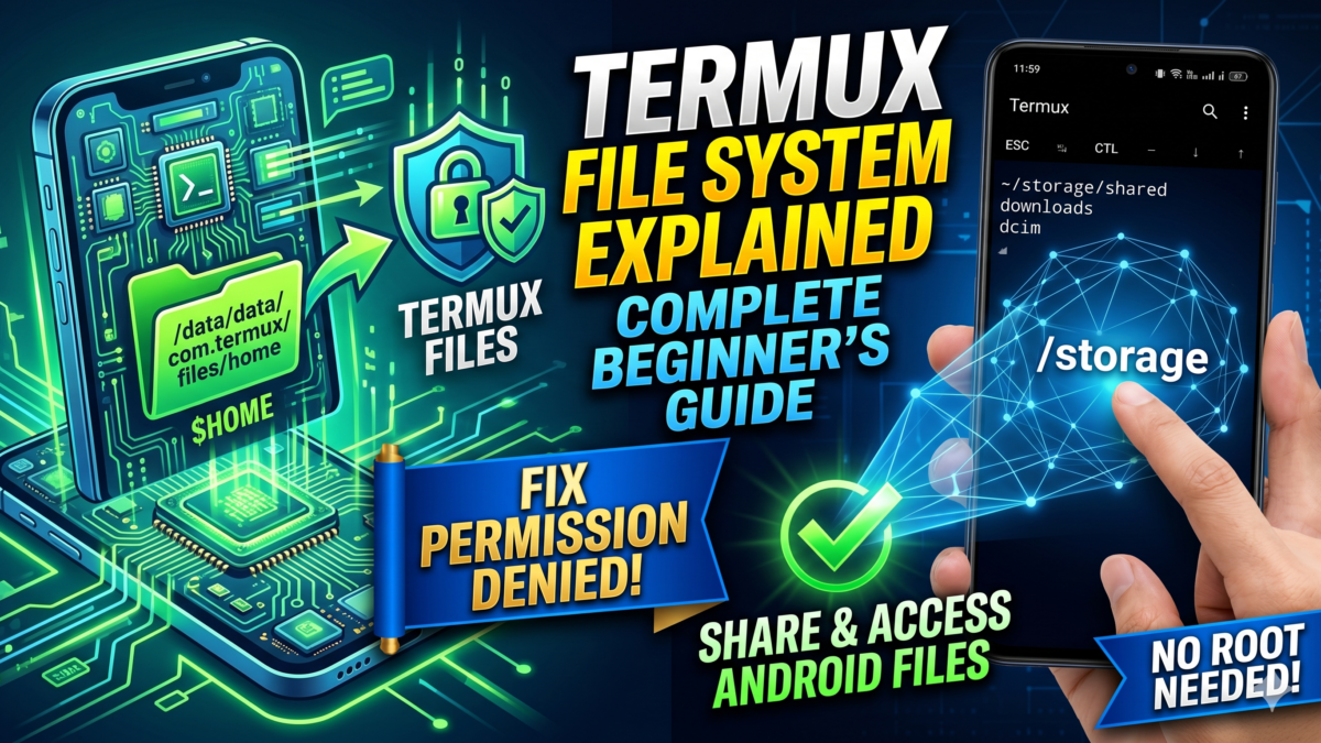 Termux File System Explained: Complete Guide for Beginners